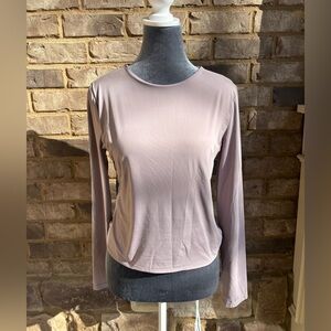 SHEIN Dusty Purple Long Sleeve Top